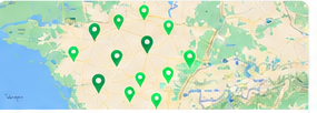 Carte de localisation de réparateurs